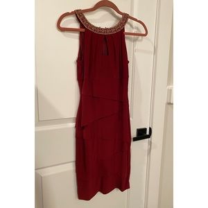 Burgundy Dress